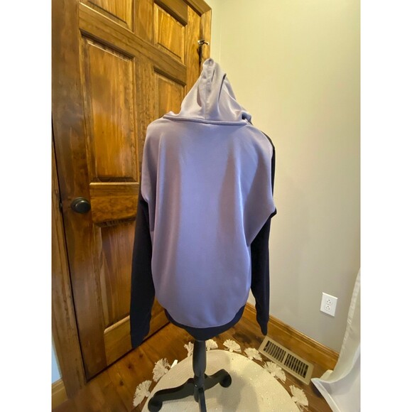 Under Armour Size Large Hoodie Shirt Black & Gray Sweatshirt Pullover - Picture 3 of 6